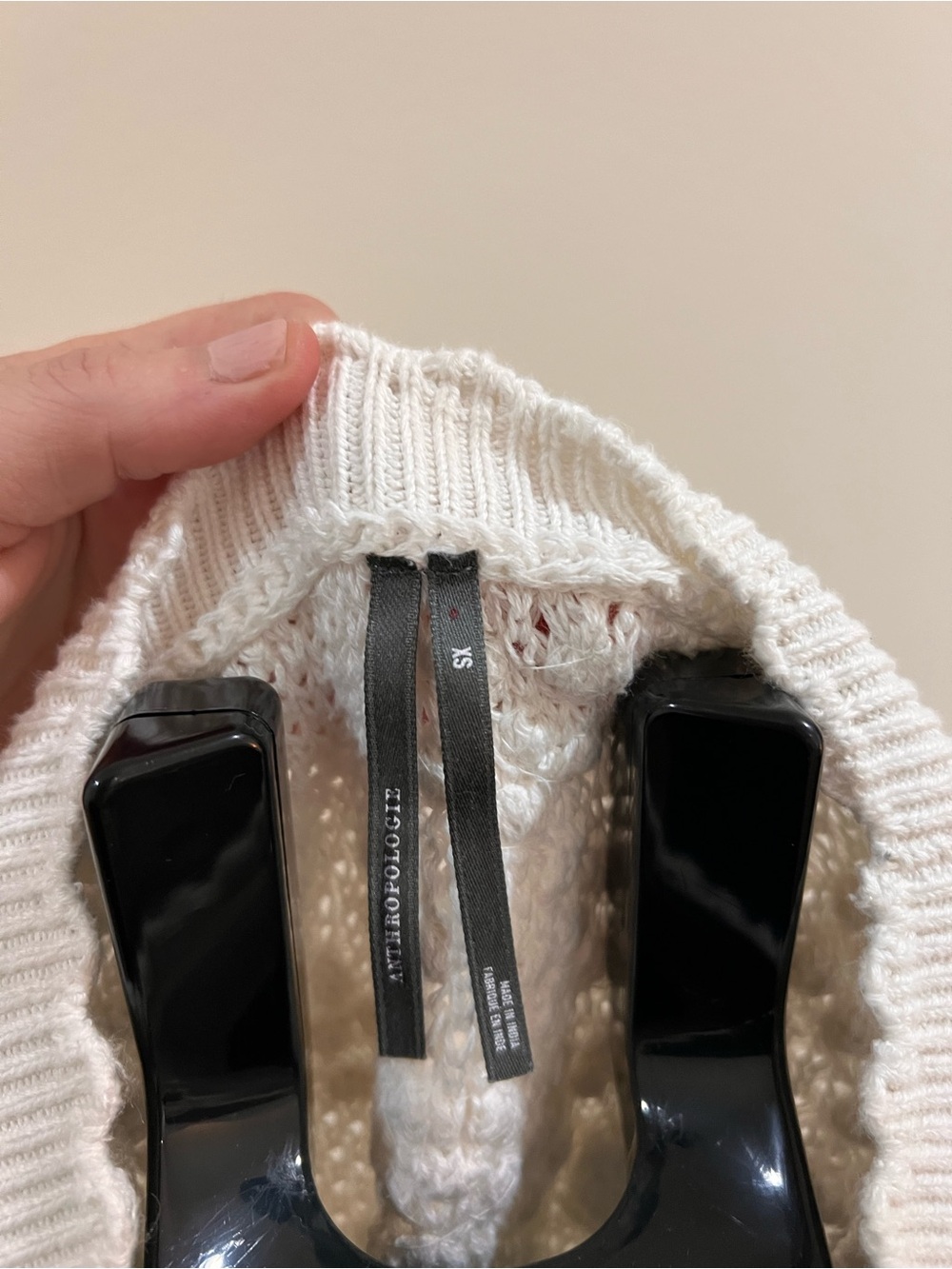 Anthropologie 3D Short-Sleeve Textured Knit Top - Picture 4 of 4
